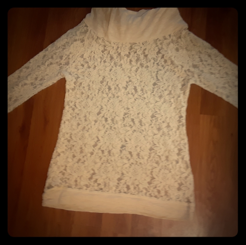 Lace sweater